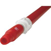 Manche de brosse pour plateforme, Brosse/Support &agrave; tampon, Rouge, T&eacute;lescopique, 62"-113" lo Planification Entrepots Molloy