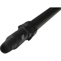 Deck Scrub Handle, Brush/Pad Holder, Black, Telescopic, 62"-113" L Planification Entrepots Molloy