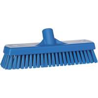 Brosse &agrave; r&eacute;curer pour planchers et murs, Crins Ferme, 12", Polyester, Bleu Planification Entrepots Molloy