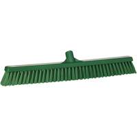 Balai-brosse &agrave; soies combin&eacute;es, Crins Cors&eacute;/Fin, 24", Polyester, Vert Planification Entrepots Molloy