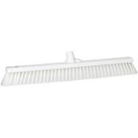 Balai-brosse &agrave; soies combin&eacute;es, Crins Cors&eacute;/Fin, 24", Polyester, Blanc Planification Entrepots Molloy