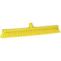 Balai-brosse &agrave; soies combin&eacute;es, Crins Cors&eacute;/Fin, 24", Polyester, Jaune Planification Entrepots Molloy