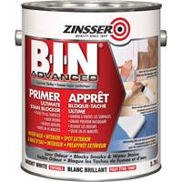 B-I-N&reg; Advanced Synthetic Shellac Based Primer, 3.78 L, Gallon, Tintable Bright White Planification Entrepots Molloy