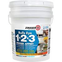 Bulls Eye 1-2-3&reg; Water-Base Primer, 18.9 L, Pail, White Planification Entrepots Molloy