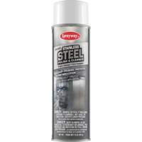 Stainless Steel Polish & Cleaner, 20 oz., Aerosol Can Planification Entrepots Molloy