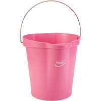 Food Hygiene Bucket, Pink, 3 US gal. Planification Entrepots Molloy
