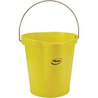 Seau pour l'hygi&egrave;ne des aliments, Jaune, 3 gal. US Planification Entrepots Molloy