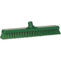 Deck & Wall Scrub Brush, Stiff Bristles, 19", Polyester, Green Planification Entrepots Molloy