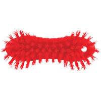 ColorCore Hand Brush, Stiff Bristles, 6" Long, Red Planification Entrepots Molloy