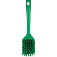 ColorCore Short Handle Brush, Stiff Bristles, 12" Long, Green Planification Entrepots Molloy