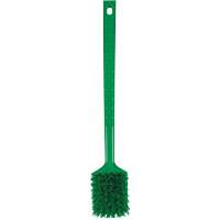 ColorCore Long Handle Brush, Stiff Bristles, 20" Long, Green Planification Entrepots Molloy