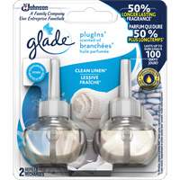 Glade&reg; PlugIns&reg; Scented Oil Refills, Clean Linen&reg;, Cartridge Planification Entrepots Molloy