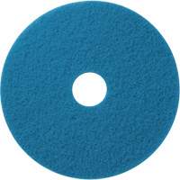 Floor Pads, 12", Cleaning/Scrubbing, Blue Planification Entrepots Molloy