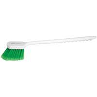 Brosse &agrave; recoins &agrave; manche long, 20" l, Soies PVC, Vert Planification Entrepots Molloy