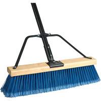 Ryno Push Broom with Braced Handle, 36", Fine, PVC Bristles JN065 | Planification Entrepots Molloy