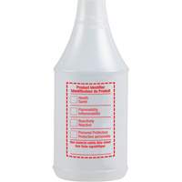 Bouteille &agrave; pulv&eacute;risateur ronde avec &eacute;tiquette SIMDUT, 24 oz Planification Entrepots Molloy