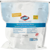 Healthcare&reg; Disinfecting Bleach Wipes Refill, 110 Count Planification Entrepots Molloy