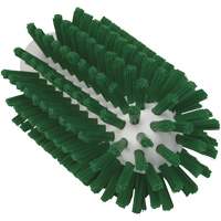 2.5" Brush, Stiff Bristles, 5-3/5" Long, Green Planification Entrepots Molloy