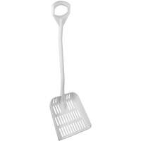 Pelle ergonomique ajour&eacute;e, Longueur de 45", Plastique, Blanc Planification Entrepots Molloy
