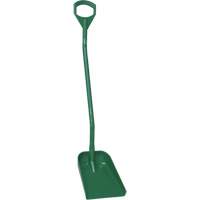 Pelle ergonomique &agrave; lame r&eacute;duite, Longueur de 50", Plastique, Vert Planification Entrepots Molloy