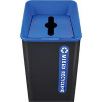 Bac de recyclage mixte Sustain, Vrac, Plastique, 23 gal. US JP278 | Planification Entrepots Molloy