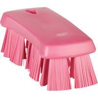 UST Hand Brush, Stiff Bristles, 6-9/10" Long, Pink Planification Entrepots Molloy