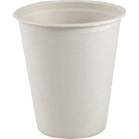 Gobelet compostable &agrave; paroi unique pour boisson chaude, Papier, 8 oz, Blanc Planification Entrepots Molloy