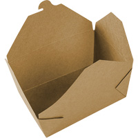 Contenants pour aliments &agrave; emporter Kraft, Ondul&eacute;, Rectangulaire Planification Entrepots Molloy