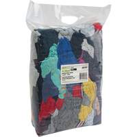 Recycled Material Wiping Rags, Cotton, Mix Colours, 10 lbs. JQ107 | Planification Entrepots Molloy