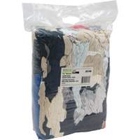 Recycled Material Wiping Rags, Fleece, Mix Colours, 10 lbs. JQ108 | Planification Entrepots Molloy