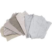 Recycled Material Wiping Rags, Cotton, White, 10 lbs. JQ110 | Planification Entrepots Molloy
