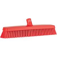 T&ecirc;te de balai-brosse, Crins Fin/Ferme, 16-1/2", Polyester/Polypropyl&egrave;ne, Rouge Planification Entrepots Molloy