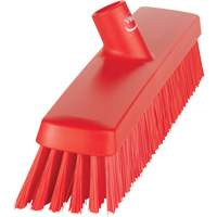 T&ecirc;te de balai-brosse, Crins Fin/Ferme, 16-1/2", Polyester/Polypropyl&egrave;ne, Rouge Planification Entrepots Molloy