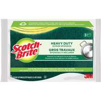 Scotch-Brite&reg; Heavy Duty Scrub Sponge, Scrubbing, 2-3/5" W x 4-2/5" L Planification Entrepots Molloy
