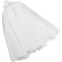 Socket Mop, White, Microfibre, Cut Style Planification Entrepots Molloy