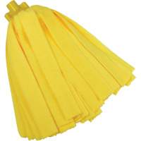Socket Mop, Yellow, Microfibre, Cut Style Planification Entrepots Molloy