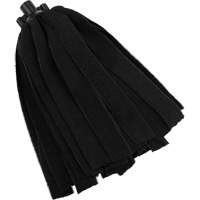 Socket Mop, Black, Microfibre, Cut Style Planification Entrepots Molloy
