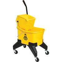 Grizzly Mop Wringer & Bucket, Down Press, 8 US Gal. (32 Quart), Yellow Planification Entrepots Molloy