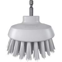 HyDrive Round Drill Brush, Extra Stiff Bristles, 3-1/10" Long, White Planification Entrepots Molloy