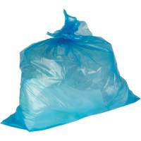 Sacs &agrave; d&eacute;chets de calibre industriel, Fort, 26" la x 36" lo, 0,9 mils, Bleu, Capacit&eacute; 45 L (12 gal.) Planification Entrepots Molloy
