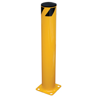 Butoir de s&eacute;curit&eacute;, Acier, 36" h x 5,5" la, Jaune Planification Entrepots Molloy