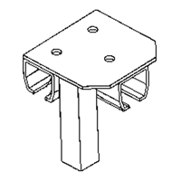 Floor Mount Curtain Partition Connector Planification Entrepots Molloy