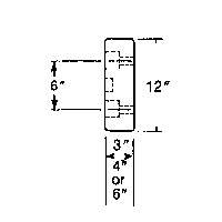 Molded Rubber Dock Guards, Rubber, 30" W x 4" D x 10" H Planification Entrepots Molloy