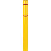 Capuchons en polyethylene pour borne de protection, 4-1/2" dia. x 52" l, Jaune Planification Entrepots Molloy