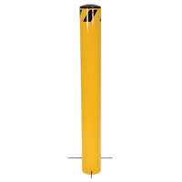 Bornes &agrave; couler, Acier, 36-1/2" h x 5-9/16" la, Jaune Planification Entrepots Molloy