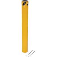 Bornes &agrave; couler, Acier, 48-1/2" h x 5-9/16" la, Jaune Planification Entrepots Molloy