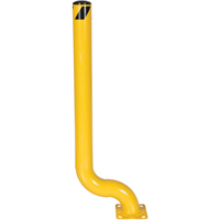 Borne d&eacute;sax&eacute;e, Acier, 54" h x 4-1/2" la, Jaune Planification Entrepots Molloy