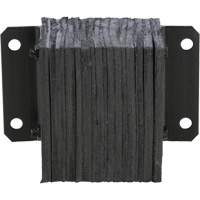 Butoir de quai lamell&eacute;, Horizontal, Caoutchouc, 12" la x 6" p x 10" h Planification Entrepots Molloy