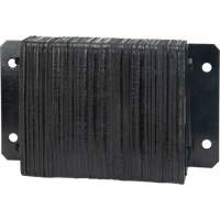 Butoirs de quai lamell&eacute;s, Horizontal, Caoutchouc, 18" la x 4" p x 12" h Planification Entrepots Molloy