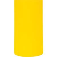 Polyethylene Bollard Cover, 4-1/2" Dia. x 64" L, Red/Yellow Planification Entrepots Molloy